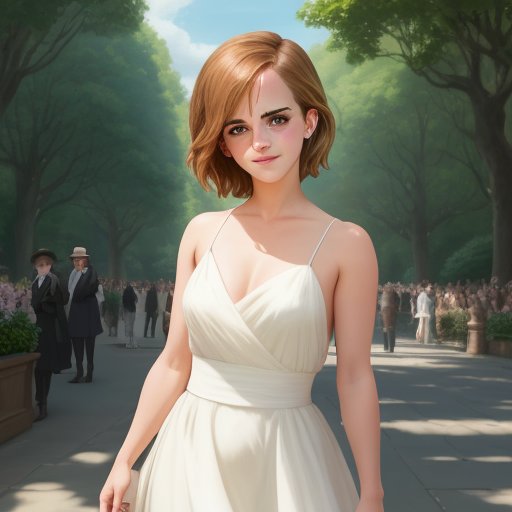 Ai Art Generator Z Tekstu An Uncensored Image Of Emma Watson Nude In