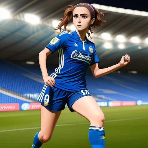 image convert anime girl, soccer girl, málaga cf, malaga c.f.,