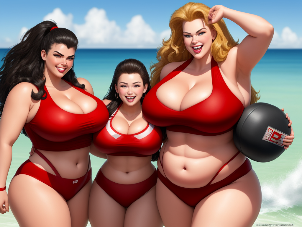 Générateur d art AI à partir d un texte bbw baywatch giants tits big boobs huge heavy Img