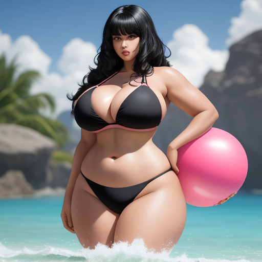 1080p Image Size Beautiful Woman Huge Black Hair Enormous 5477