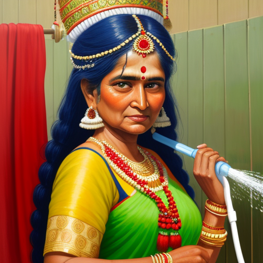 Imagine Resize Big Breasted Beautiful Indian Wife Taking Shower