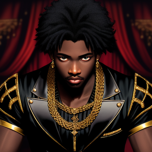 Convert image Black lover boy king