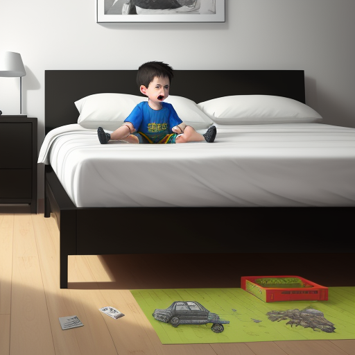 High Res Images: Boy Pee His Bed