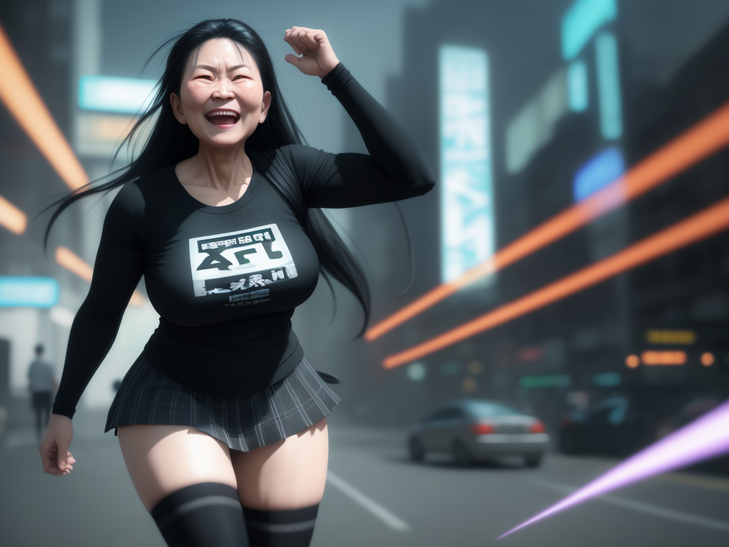 change pictures Asian granny huge , muscular doing a push up