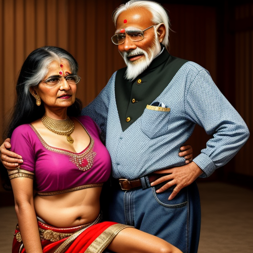 Convert Image To 4k Resolution Old Man With Sexy Indian Woman Sex