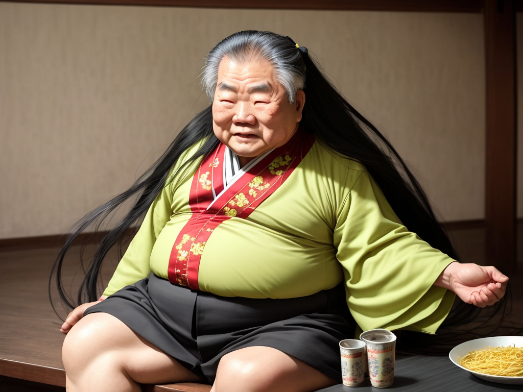 convert-small-image-to-large-old-asian-in-large-long-hair-fat