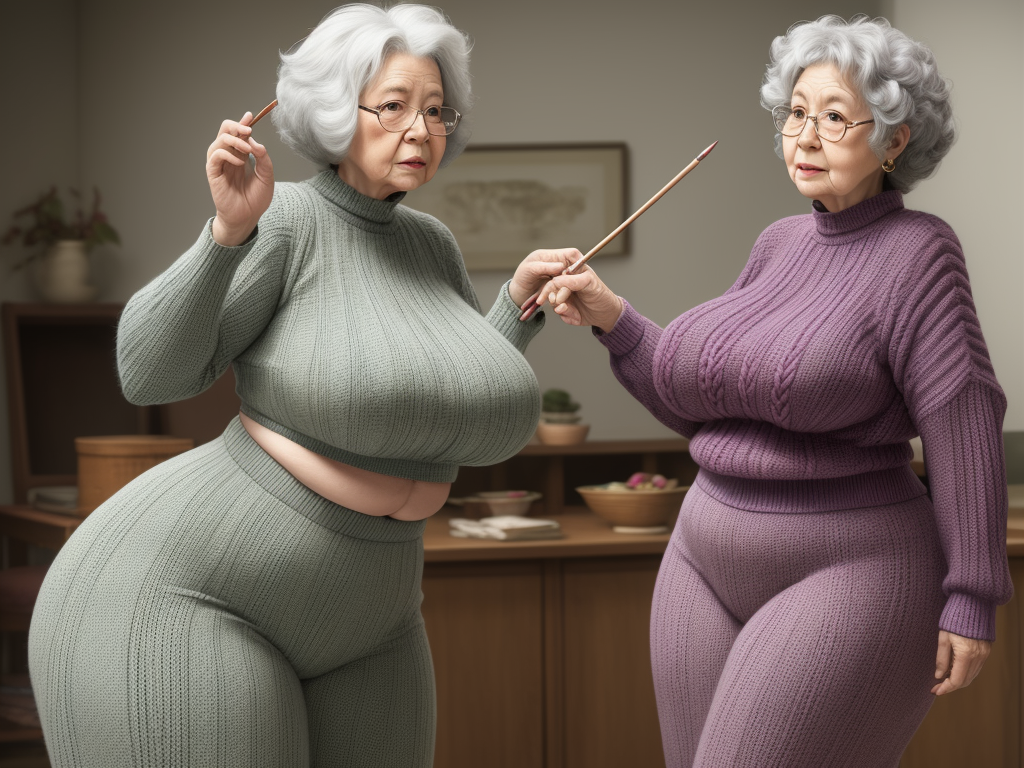 Convert To Picture Grandma Wide Hips Big Hips Gles Knitting