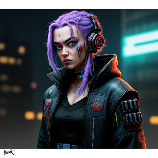 8k photos: Cyberpunk jedi