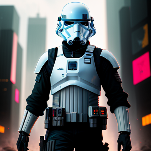 high resolution image converter: Cyberpunk Stormtrooper