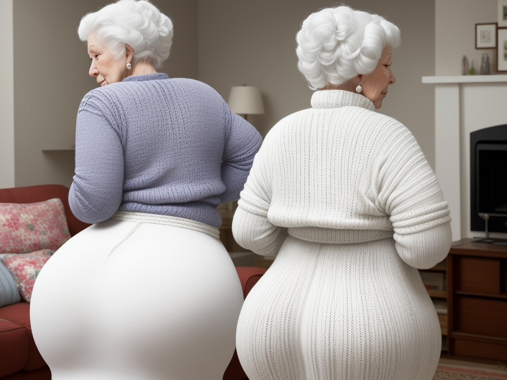 File Image White Granny Big Booty Wide Hips Knitting