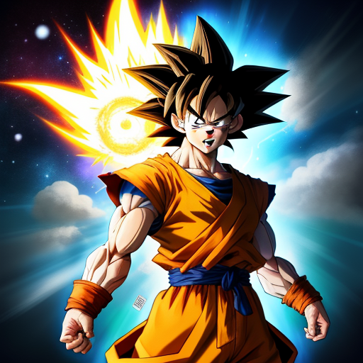 AI Art Generator from Text goku ssj