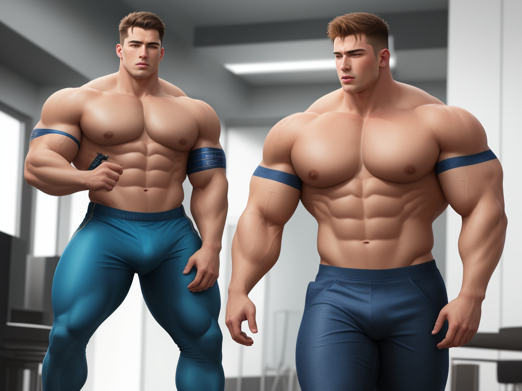 1080p Pictures Handsome Muscular Guys Huge Bulge Massive Bulge 0441