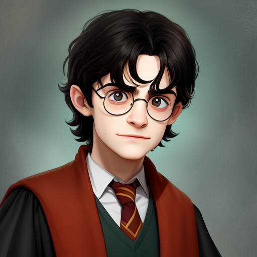 AI Art Generator from Text Harry Pottet cartoon | Img-converter.com