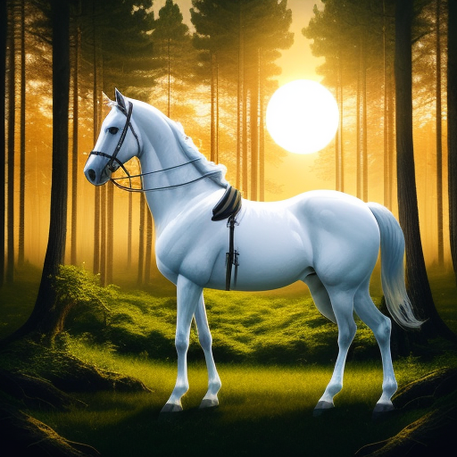 hd pictures a white horse with wings in the middle of a