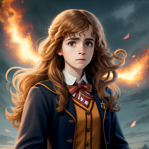 Ai created pictures: Hermione granger