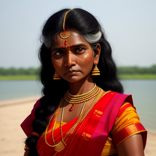 hi res image: tamil woman