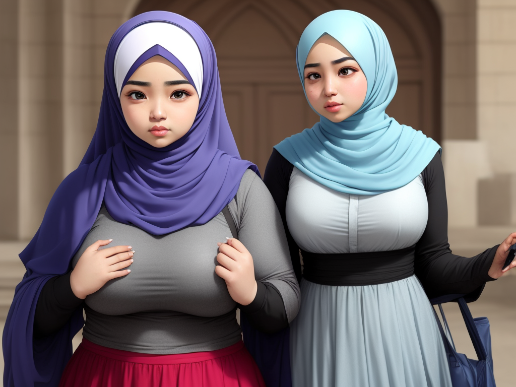 Generatore D Arte Ai A Partire Dal Testo Hijab Huge Boobs Nipples My