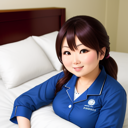 Image Upscaler Hitomi Tanaka On Bed