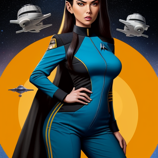 Generator Seni AI Dari Teks Hot Girl From Star Trek Massive Round Boobs In Img Converter Com