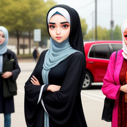 Ai Art Generator From Text Huge Boobs Hijab Img