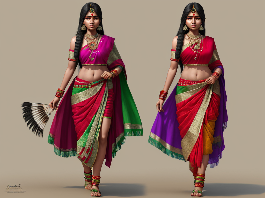 image file converter: realistic Indian woman full body image generator