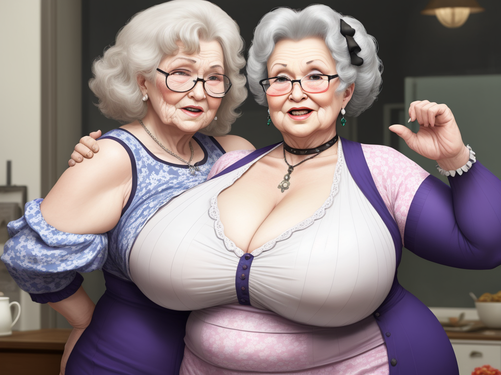 Image To Ai Bbw Granny With Huge