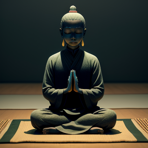 Picture To Text Online Imagen De Una Persona Meditando