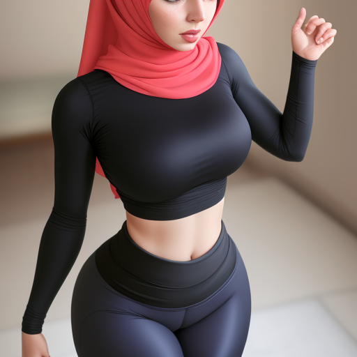 Générateur D Art Ai à Partir D Un Texte Iraq Girl No Hijab Big Boobs Shinny Top Silky Img