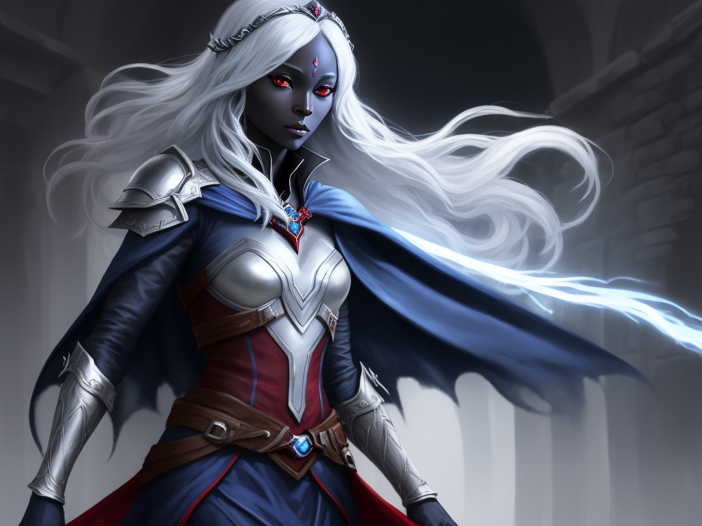 low resolution to high resolution image converter: 1 solo female drow ...