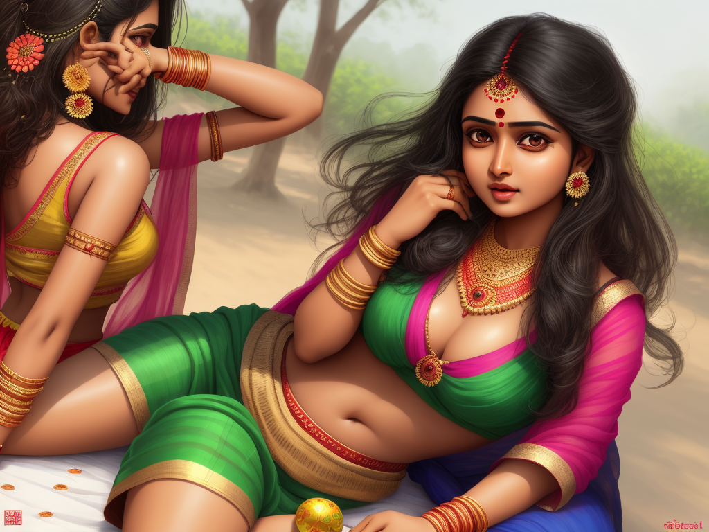 G N Rateur D Art Ai Partir D Un Texte Many Fair Indian Cute Girls