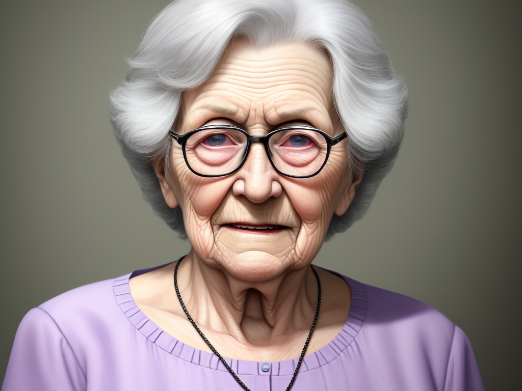 Merge Images Online Granny Showing Her Big