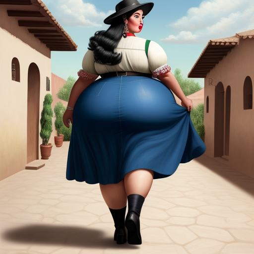 High Quality Image Mexicana Ssbbw De Con Culo Enorme Caminando