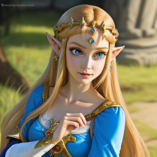 Naked Animation Characters Princess Zelda