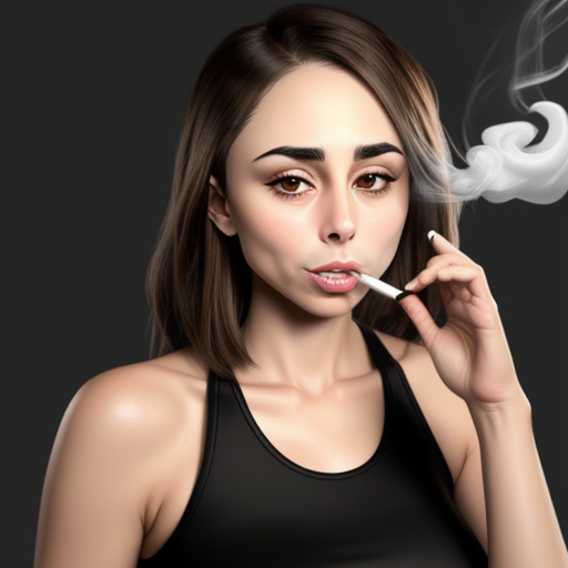 Naked Cartoon Characters Realistic Round Faced Riley Reid As A Smoking