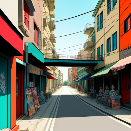 Increase resolution of image noodle river