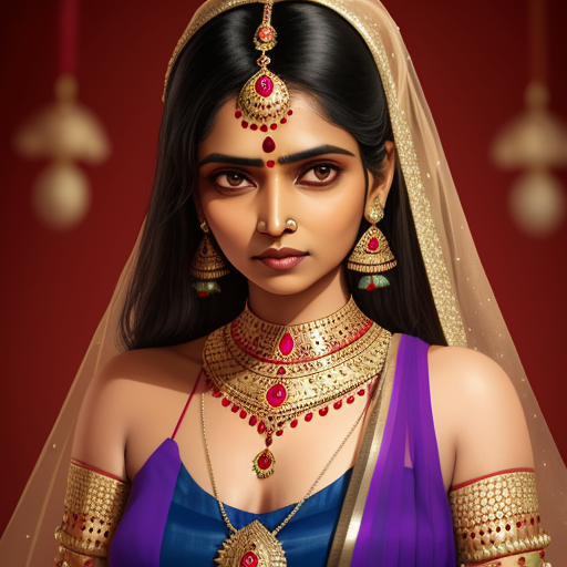 Generator Seni Ai Dari Teks Nude Indian Girl With Only Jewellery On Img