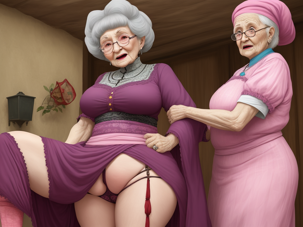 pixel image converter: old granny with big labia majora