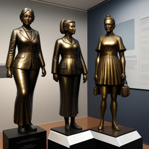 online image converter Science medical museum, statues of famous female