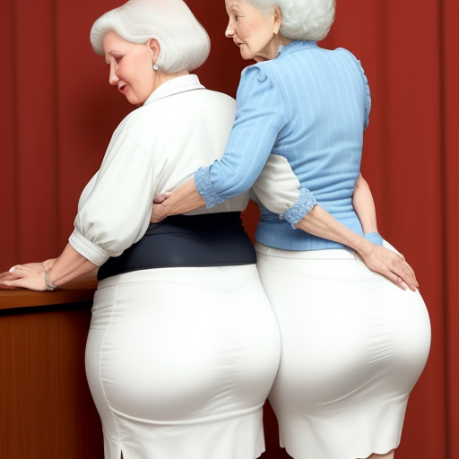 Photo Ai White Granny Humongous Booty Her Womanfriend