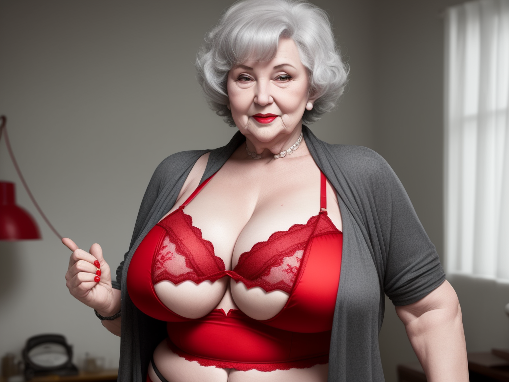 Photo Converter Sexd Granny Showing Her Huge Huge Huge Red Bra