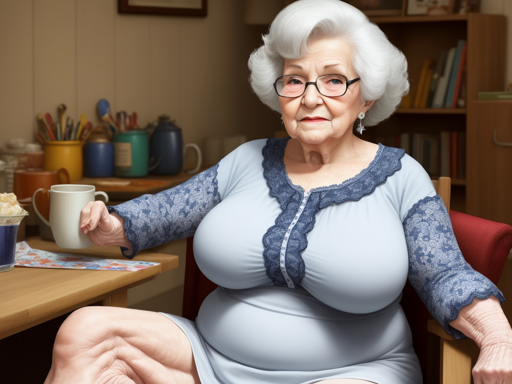 Pixel Wallpaper 4k Granny Showing Her Big