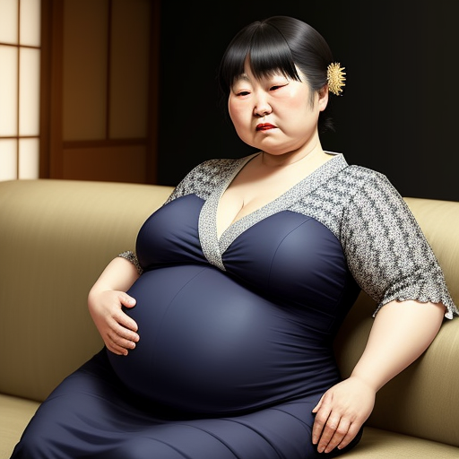 Generátor Umění Ai Z Textu Pretty Japanese Aunt With Big Fat Belly In Tight Img 7169