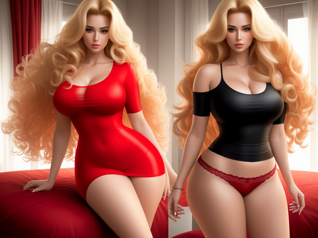 Generador De Arte Ai A Partir De Texto Realistic Girl Big Hair Smooth