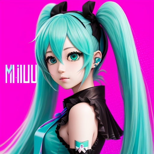 AI Art Generator from Text Real,Miku Hatsune | Img-converter.com