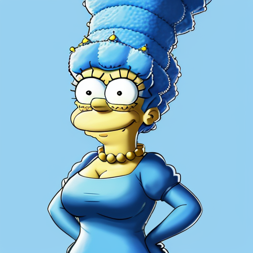 Convert Pic Rule Marge Simpson Posing Nude