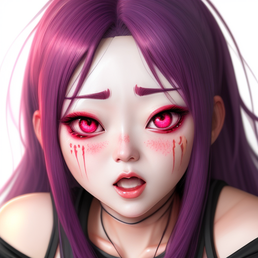 Ai Art Generator Z Tekstu Sexy Anime Girl Blush Ahegao Face Img