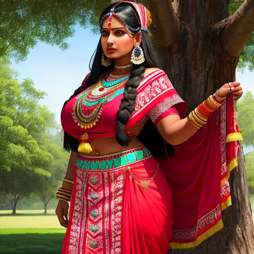 Ai Art Generator Do Texto Sexy Big Boobs Indian Girl Large Breasts Open