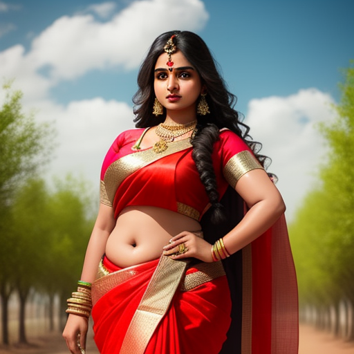 Ai Art Generator From Text Sexy Indian Women With Big Boobs In Saree Img