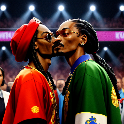 Photo format converter Snoop Dogg kisses