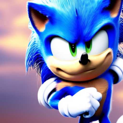 AI Art Generator from Text sonic the hedgehog | Img-converter.com